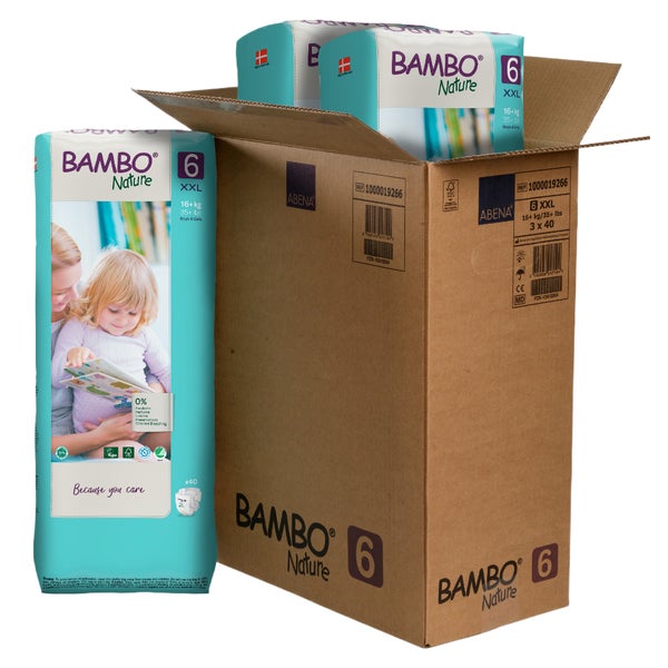 Bambo Nature Babywindel XXL Gr.6 16+ kg 3X40 St