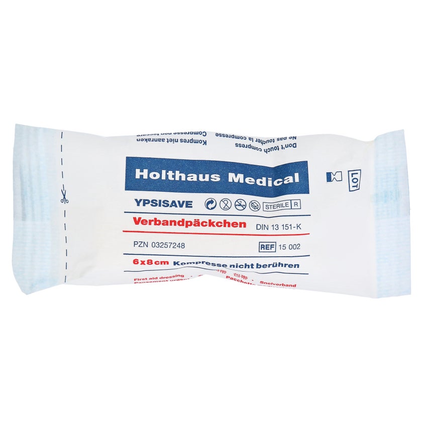 Holthaus Medical YPSISAVE Verbandpäckchen steril - 6 x 8 cm 1 St