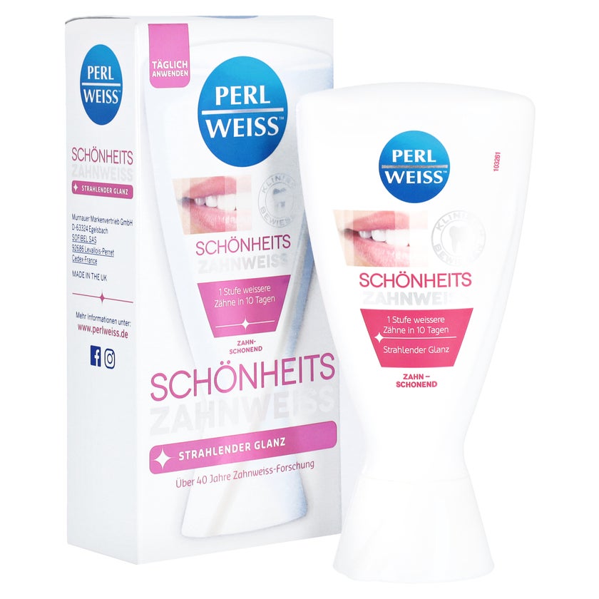 Perlweiss Schönheits Zahnweiß Zahnpasta 50 ml