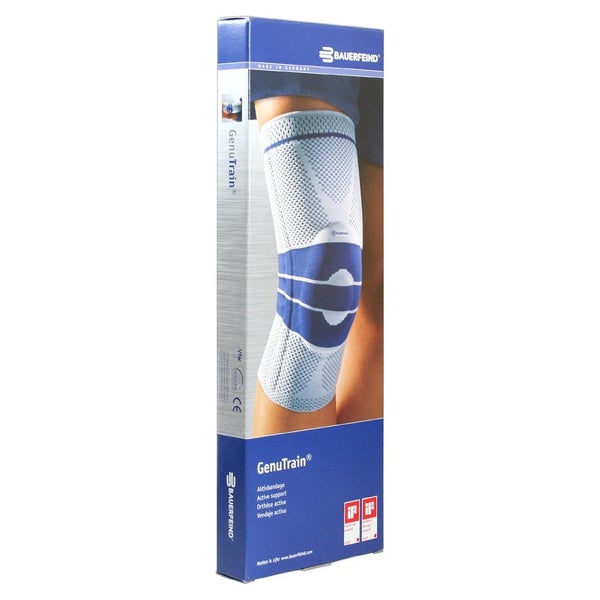 Bauerfeind GenuTrain Kniebandage, Gr. 1, titan 1 St
