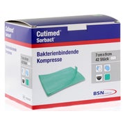 Cutimed Sorbact Kompressen 7x9 cm 42 St