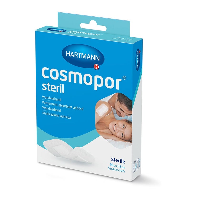 Hartmann Cosmopor Steril Wundverband - 10 x 8 cm (5 Stck.) 5 St