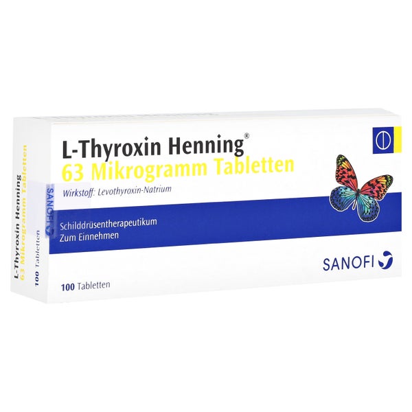 L-thyroxin Henning 63 µg Tabletten 100 St