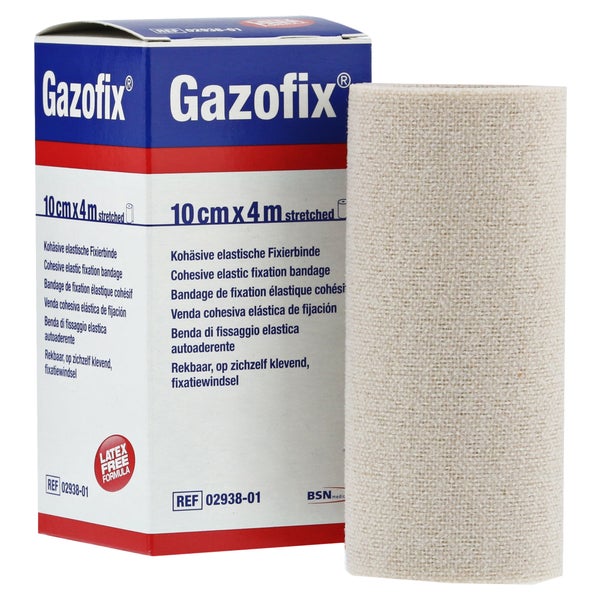 Gazofix Fixierbinde Kohäsiv 10 cmx4 m 1 St