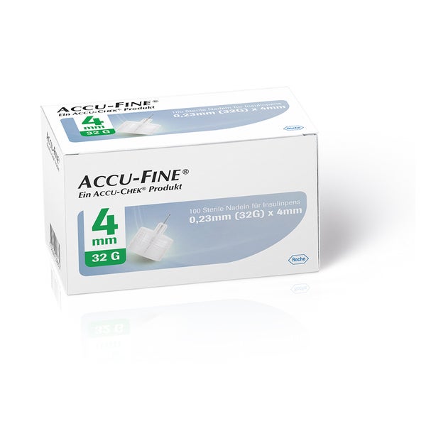 ACCU FINE sterile Nadeln 4 mm 100 St