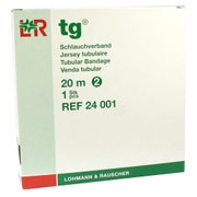 Produktabbildung: Lohmann & Rauscher tg Schlauchverband, weiß, 20 m, nahtlos gestrickt und dehnbar - 1 Stück, Gr. 2 (2,3 cm) für Finger, Zehen 1 St