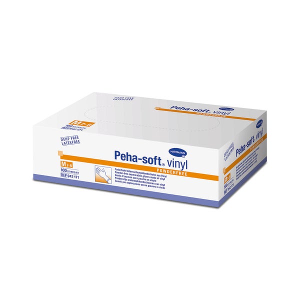 Peha-soft Vinyl Unt.handschuhe unste.pud 100 St