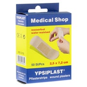 Produktabbildung: Holthaus Medical YPSIPLAST Pflasterstrips wasserfest (50 Strips) - 2,5 x 7,2 cm 50 St