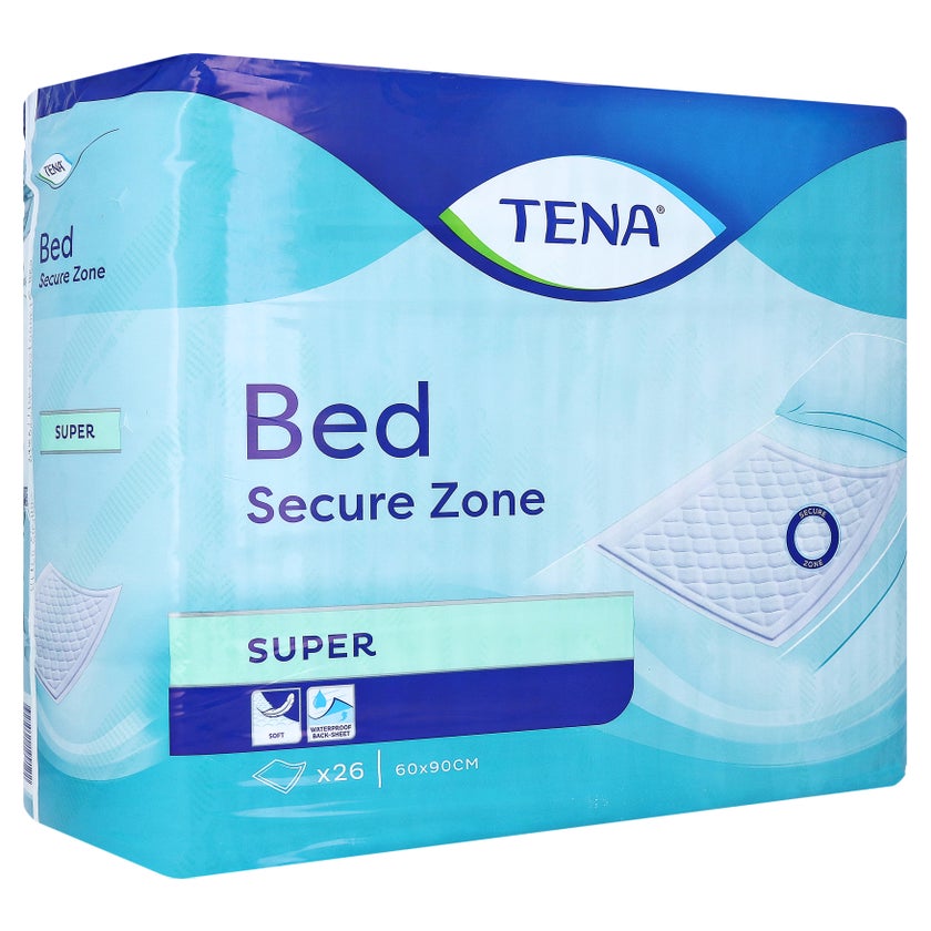 TENA Bed Super Inkontinenz-Schutzunterlagen 60 x 90 cm 26 St