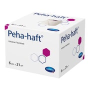 Produktabbildung: Hartmann Peha-haft Kohäsive Fixierbinde, 21 m, elastisch - 6 cm / 1 Packung = 1 Binde (21 m) 1 St