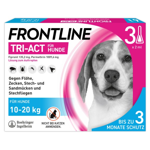 FRONTLINE TRI-ACT - Hund M 10-20 kg 3 St