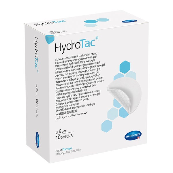 HydroTac Schaumverband 6cm rund 10 St