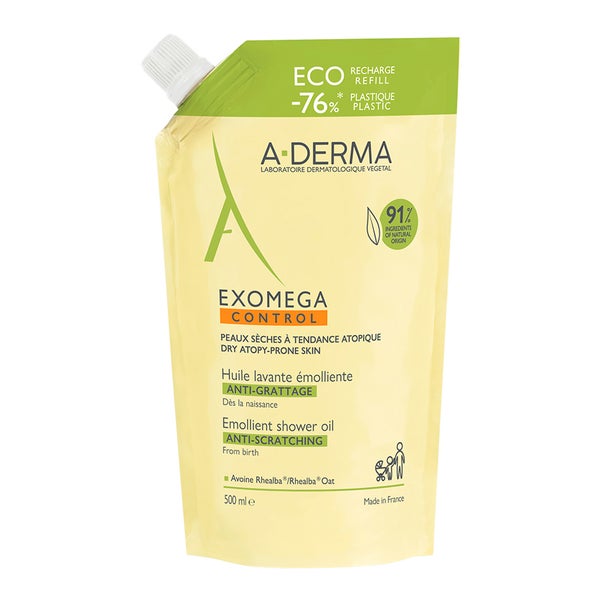 A-derma Exomega Control Duschöl Refill 500 ml