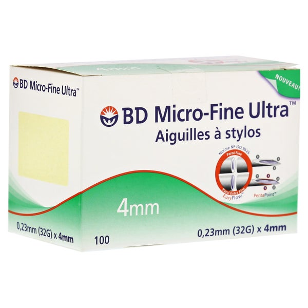 BD Micro-fine Ultra Pen-Nadeln 0,23x4 mm 100 St
