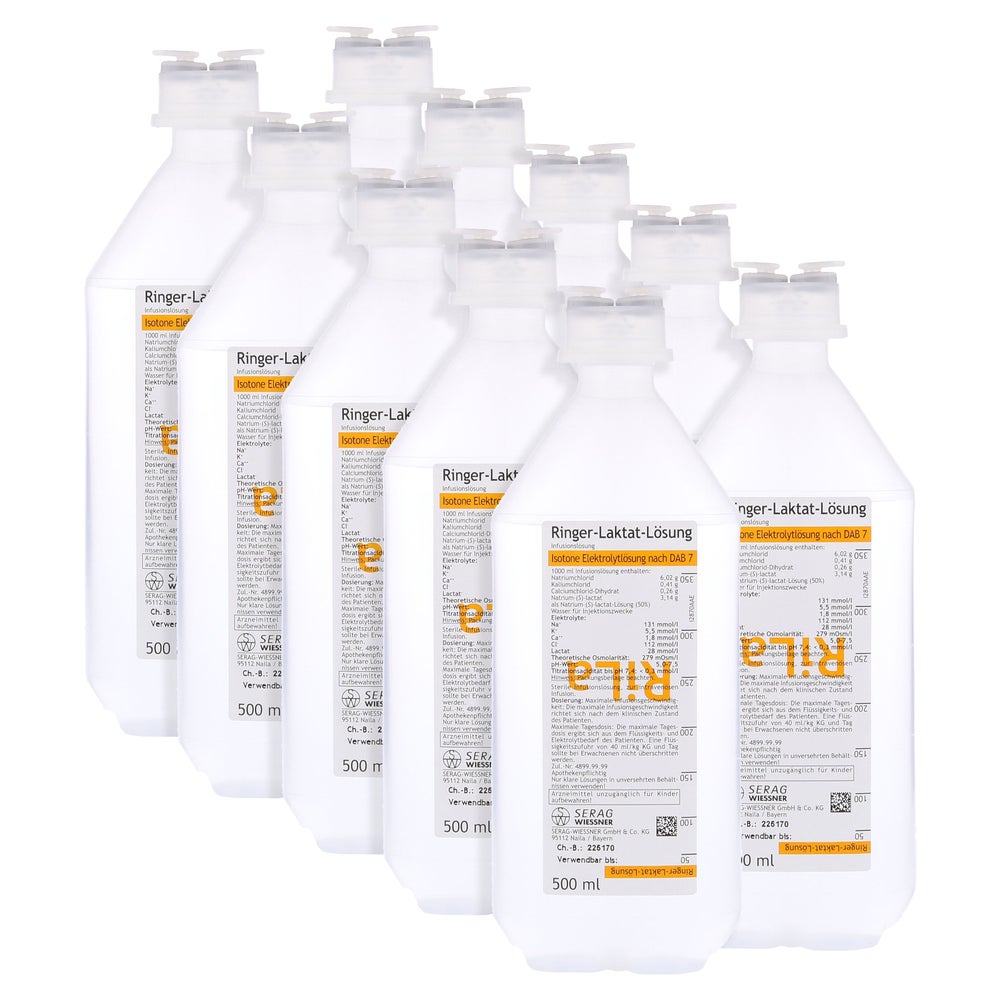Ringer Laktat Lösung Plastik 10X500 ml