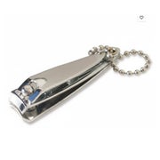 Nagelknipser mit Kette vernickelt,  5 cm 1 St
