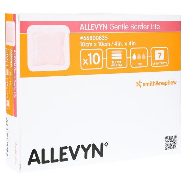 Allevyn Gentle Border Lite 10x10 cm Scha 10 St
