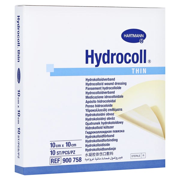 Hydrocoll thin Wundverband 10x10 cm 10 St