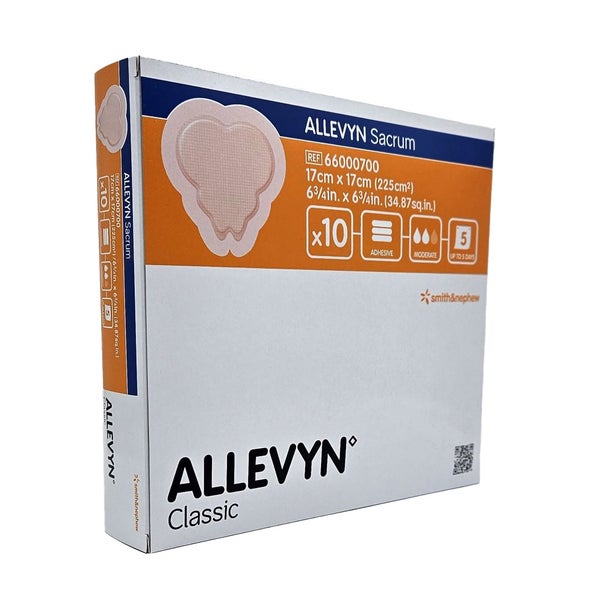 Allevyn Sacrum Klein 17x17 cm Wundverban 10 St