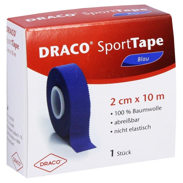 Draco Tapeverband 2 cmx10 m blau 1 St