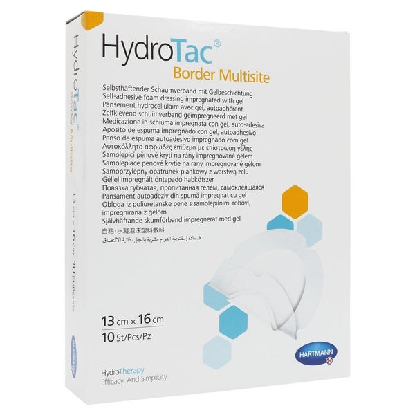 Hydrotac Border Multisite Schaumverband 10 St