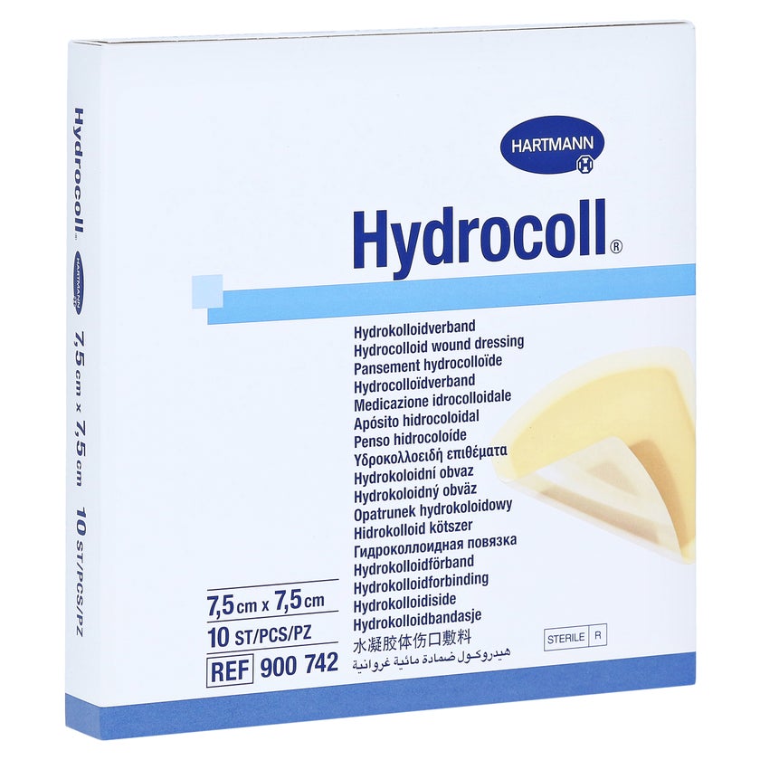 Hydrocoll Wundverband 7,5x7,5 cm 10 St