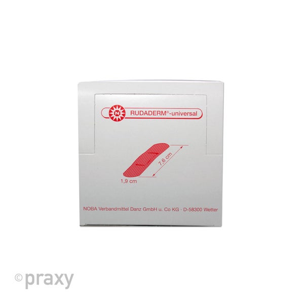 Noba Rudaderm-universal Pflasterstrips 1,9 x 7,6 cm, 500 Stück 500 St