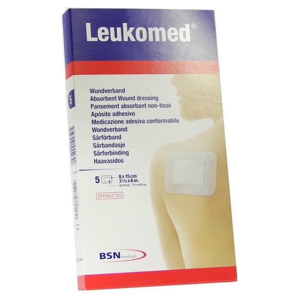Leukomed Sterile Pflaster 8x15 cm 5 St