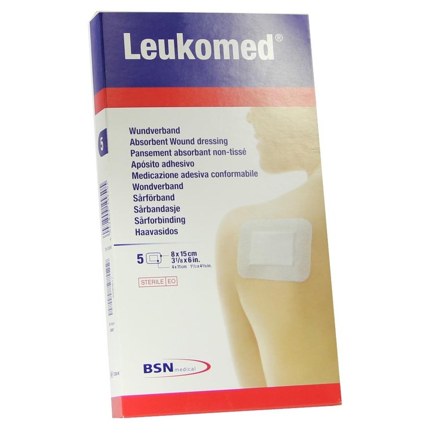 BSN Leukomed Wundverband 5 Stück - 15 x 8 cm 5 St