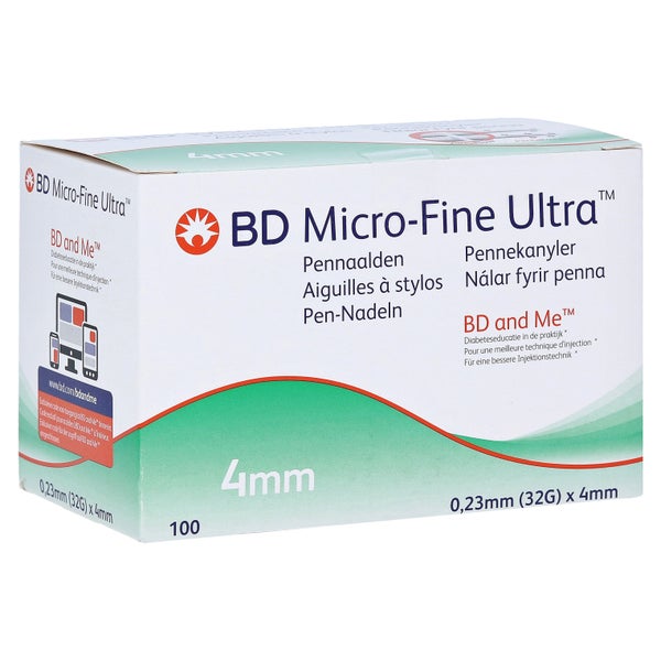 BD Micro-fine Ultra Pen-Nadeln 0,23x4 mm 100 St