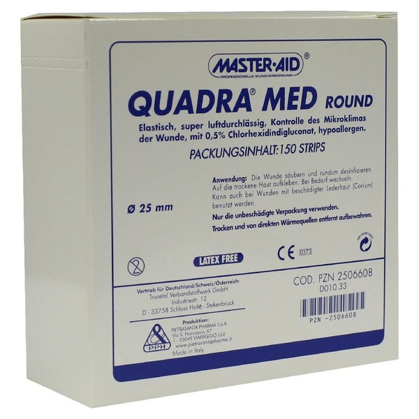 Quadra MED Round 25 mm Strips Master Aid 150 St