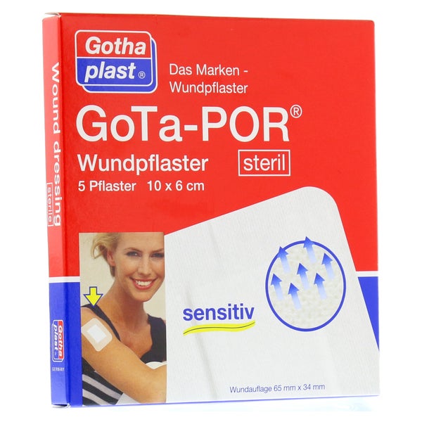 Gota-por Wundpflaster Steril 60x100 mm 5 St
