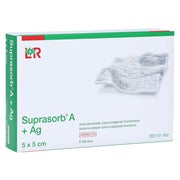 Suprasorb A+Ag Antimikrobielle Calciumalginat-Kompresse 8 St
