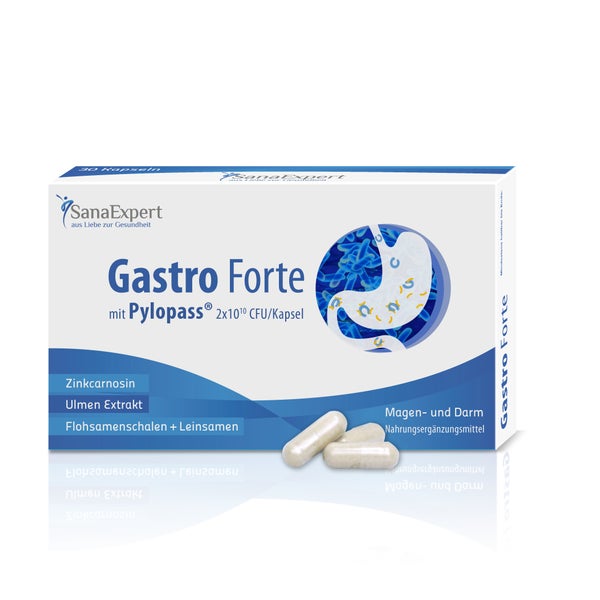 Sanaexpert Gastro Forte Mit Pylopass 200 Mg Kaps. 30 St