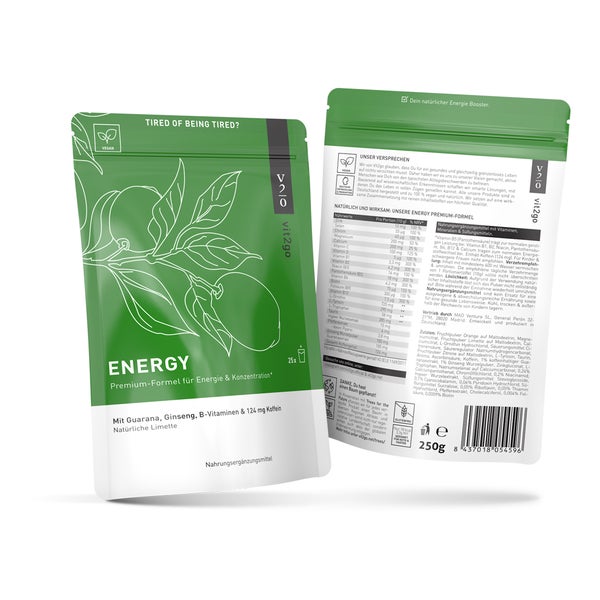Vit2go Energy Pulver 250g Standbodenbeutel 25X10 g