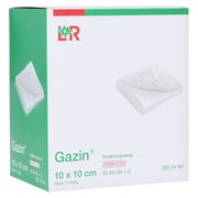 Lohmann & Rauscher Gazin Mullkompresse steril 8- fach, 25 x 2 Stück - 10 x 10 cm 25X2 St