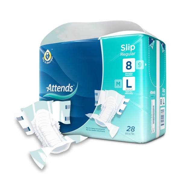 Attends Slip Regular 8 L 28 St