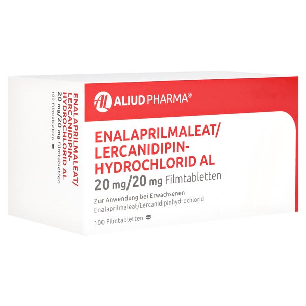 ENALAPRILMALEAT/Lercanidipinhydrochlor.AL 20/20 mg 100 St