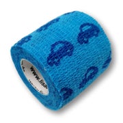 Produktabbildung: LisaCare selbstklebender Verband - Auto Blau - 5cm x 4,5cm 1 St