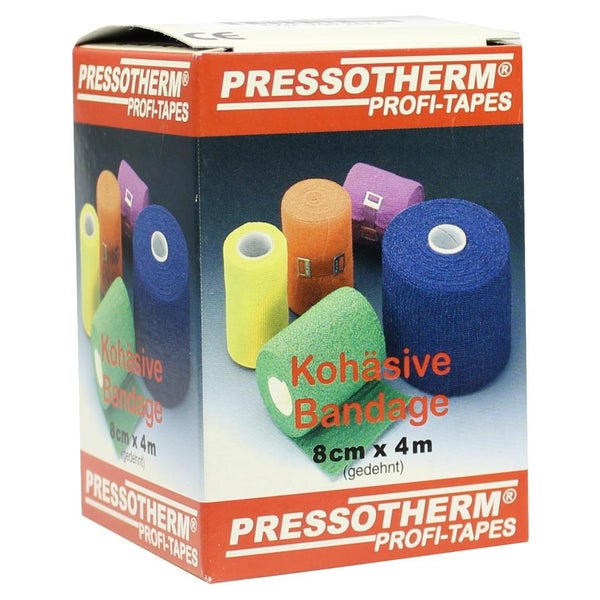 Pressotherm Kohäsive Bandage 8 cmx4 m ge 1 St