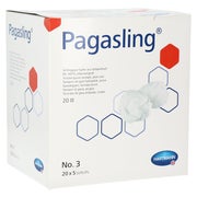 Produktabbildung: Hartmann Pagasling Schlinggazetupfer steril Gr. 3, pflaumengroß - 20 x 5 Stück 20X5 St