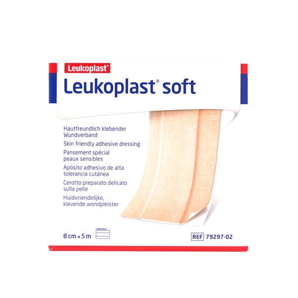 Leukoplast soft Pflaster 8 cmx5 m Rolle 1 St