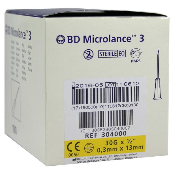 BD Microlance Kanüle 30 G 1/2 0,29x13 mm 100 St