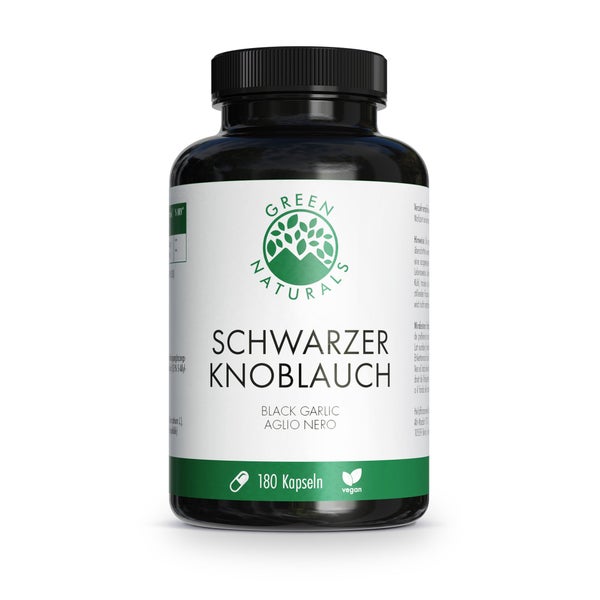 GREEN NATURALS Schwarzer Knoblauch 600 mg mit SAC 180 St