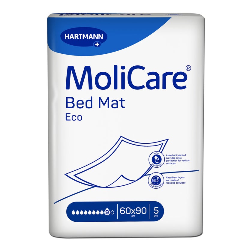 Molicare Bed Mat Eco 9 Tropfen 60x90 cm 5 St