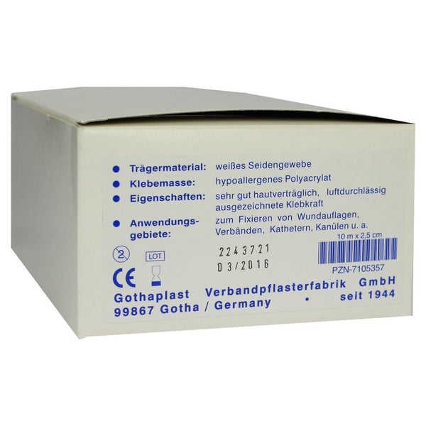 Gotha SILK Heftpfl.seide 2,5 cmx10 m 12 St