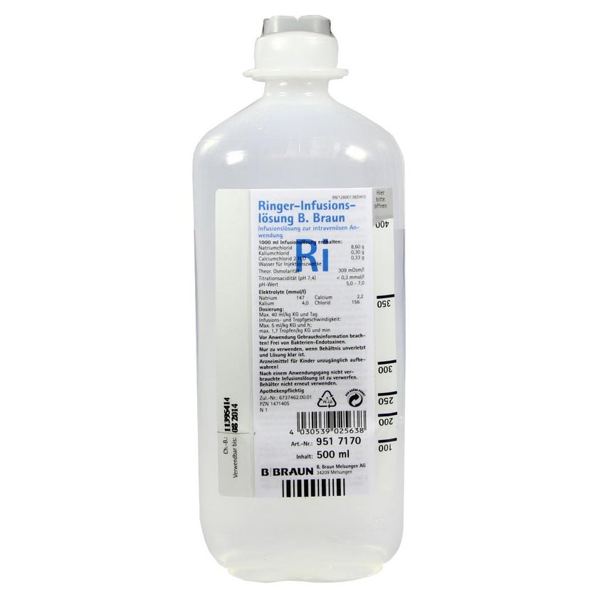 Ringer Lösung B.braun Ecoflac Plus 500 ml