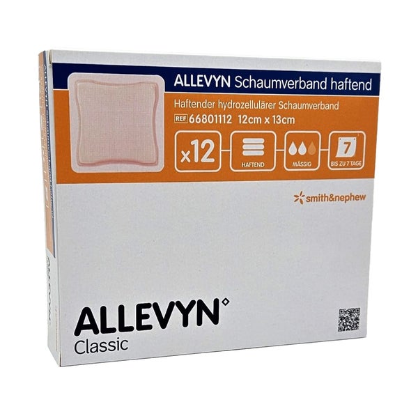 Allevyn Schaumverband 12x13 cm haftend 12 St