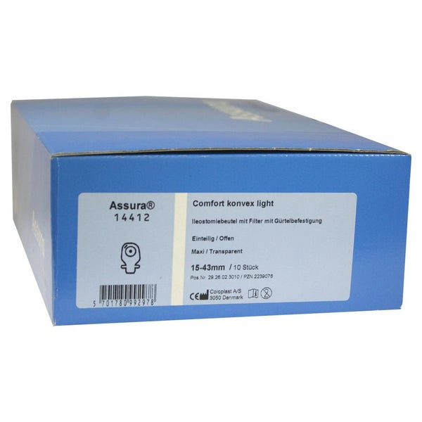 Assura Comf.konv.light Ileo.b.1t.15-43mm 10 St