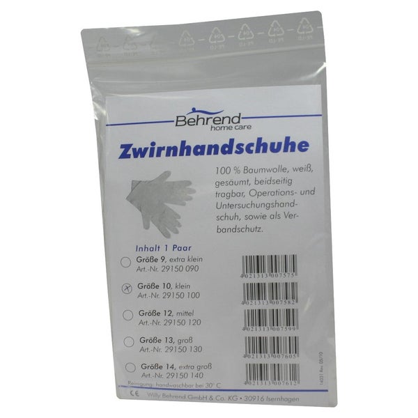 Handschuhe OP Baumwolle Gr.11 2 St